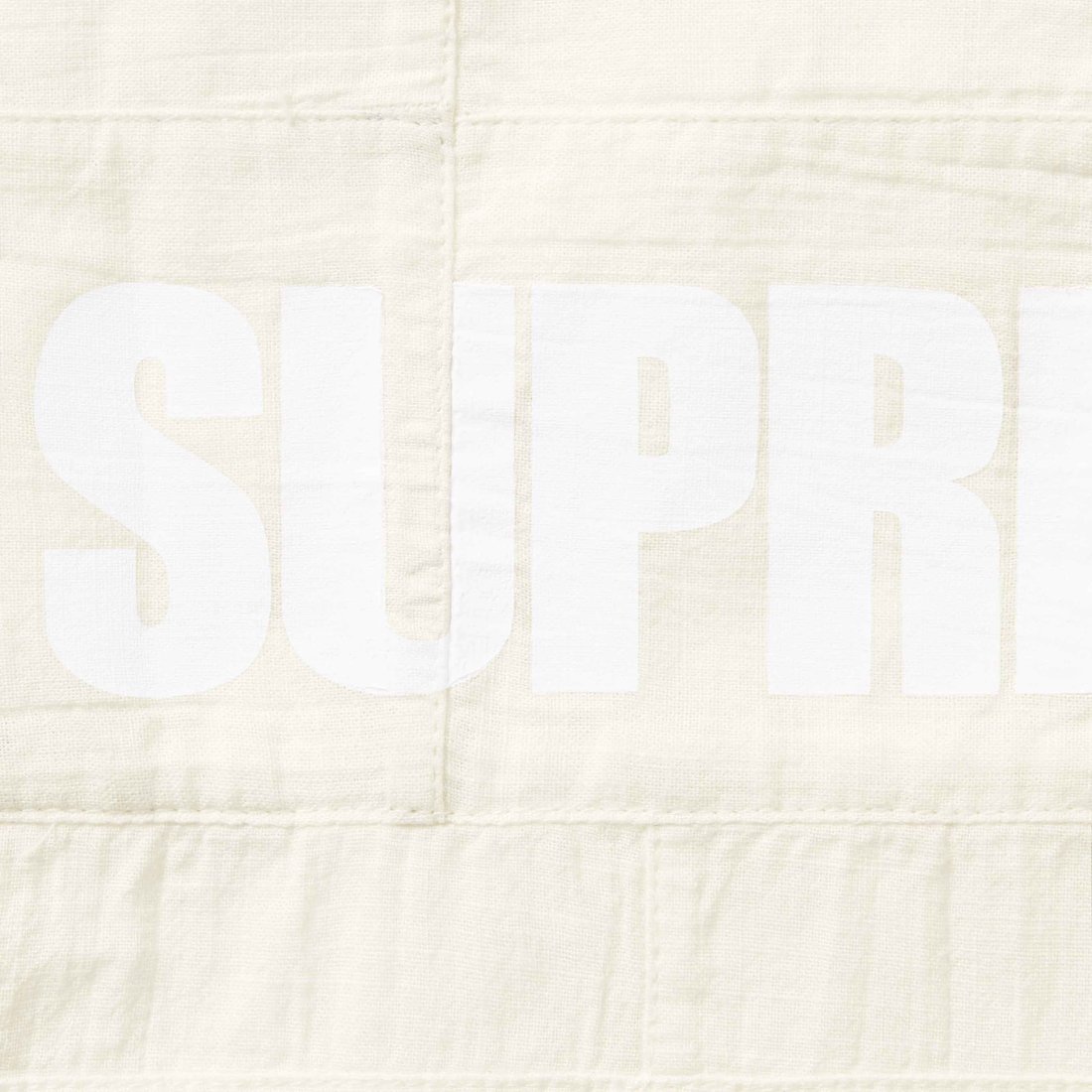 Supreme Supreme GOODENOUGH Patchwork Madras S S Shirt (SS25) - White - $188