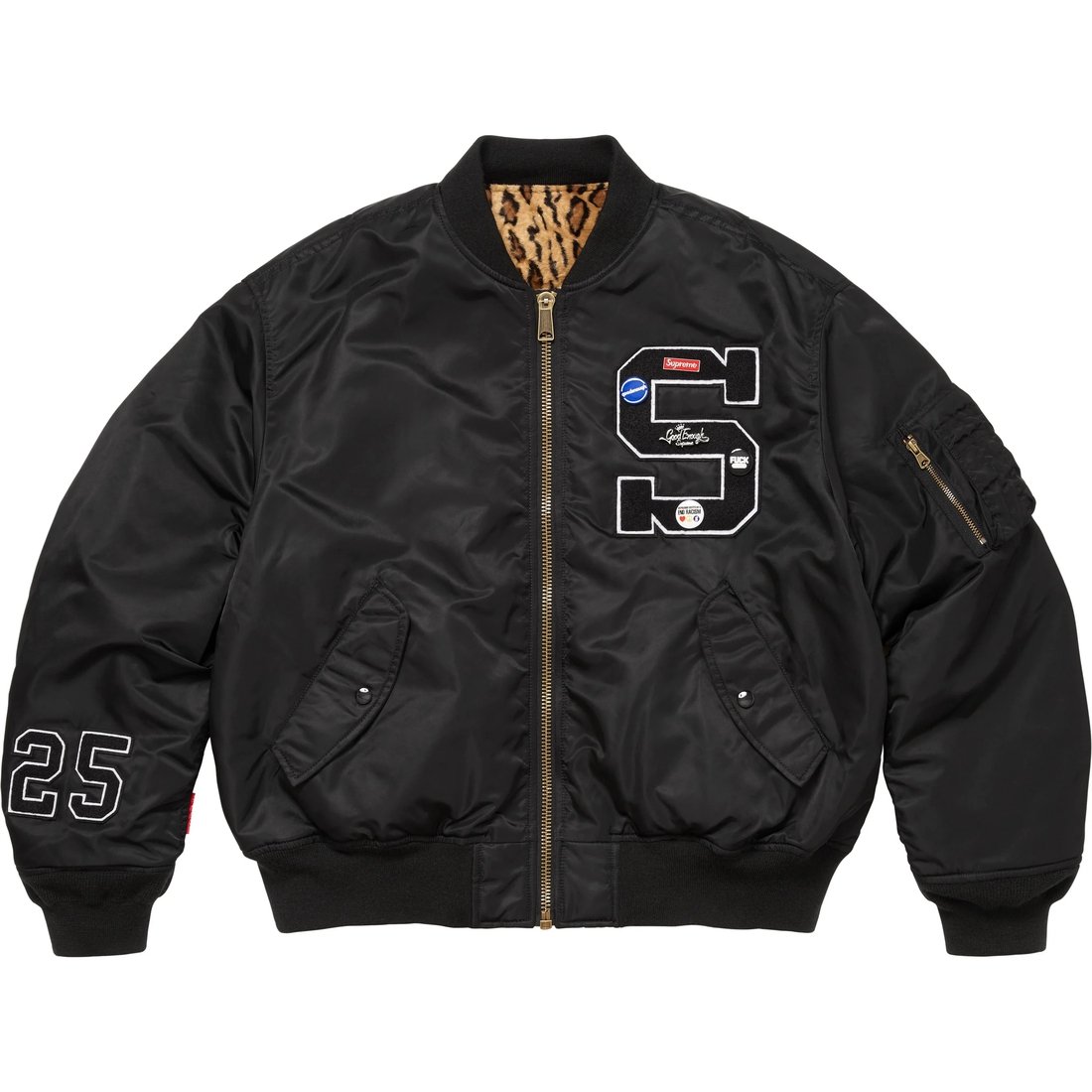 Supreme Supreme GOODENOUGH Reversible MA-1 (SS25) - Black - $398