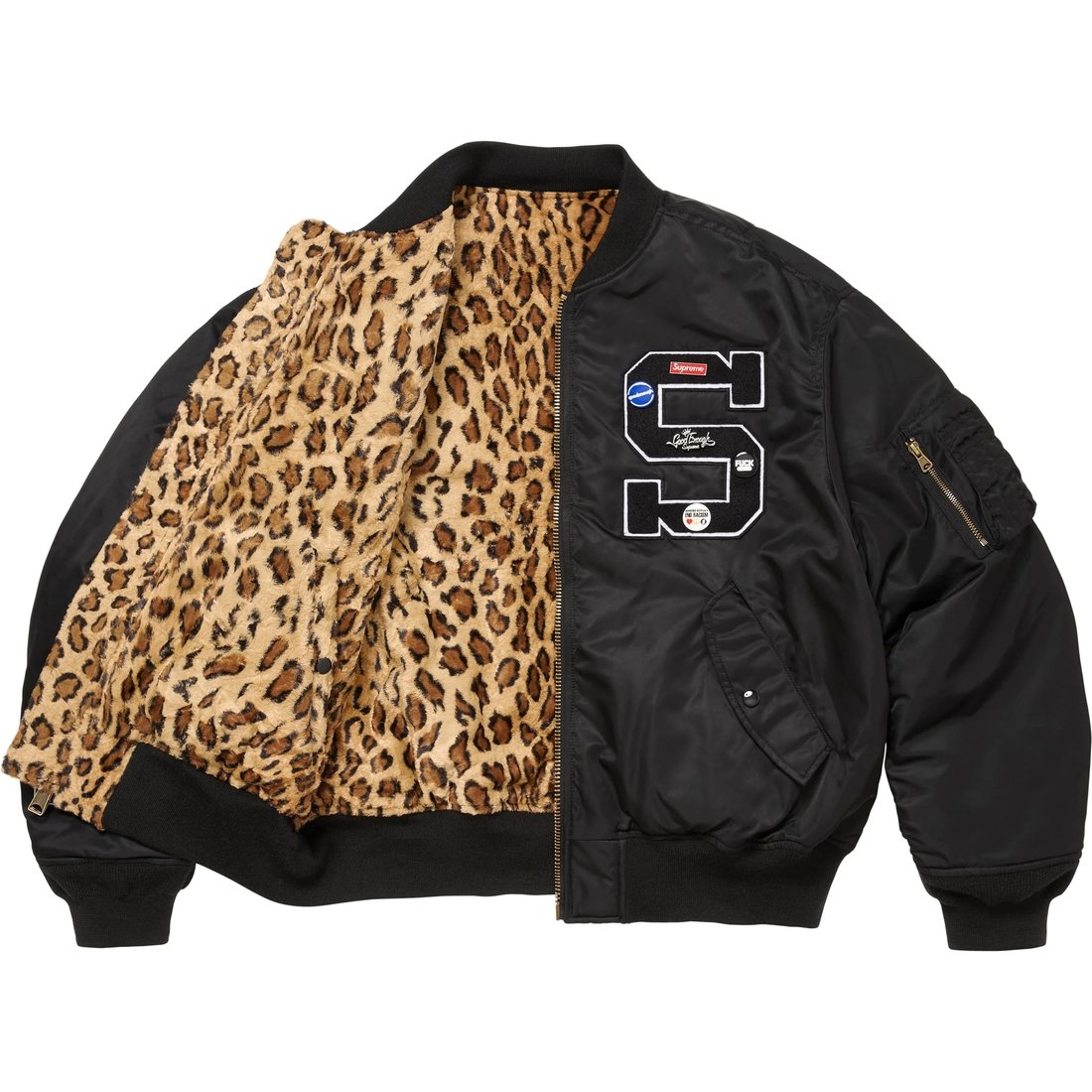Supreme Supreme GOODENOUGH Reversible MA-1 (SS25) - Black - $398