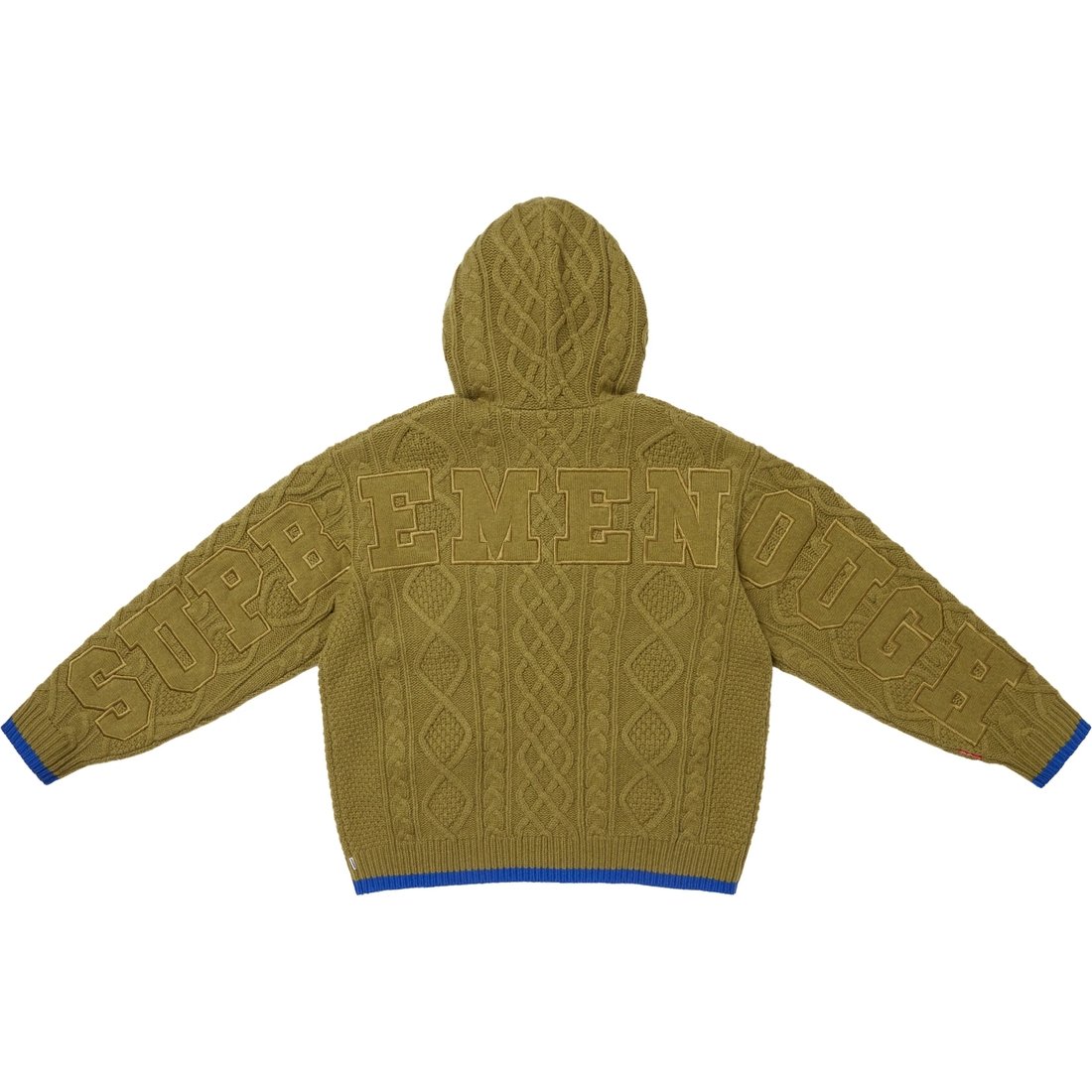 Supreme Supreme GOODENOUGH Zip Up Hooded Sweater (SS25) - Olive - $298