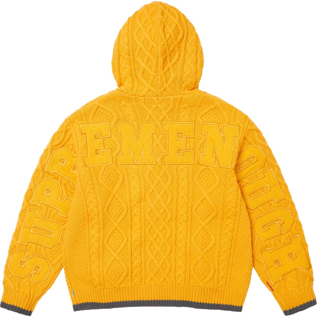 Supreme Supreme GOODENOUGH Zip Up Hooded Sweater (SS25) - Yellow - $298