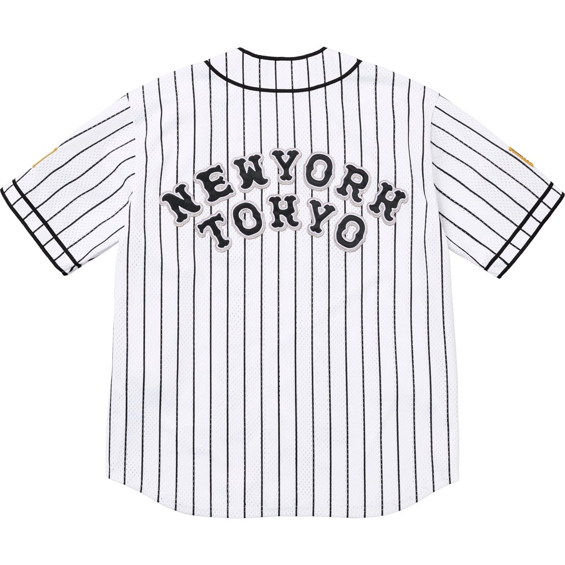 Supreme Supreme Homerun Baseball Jersey (SS25) - Stripe - $148