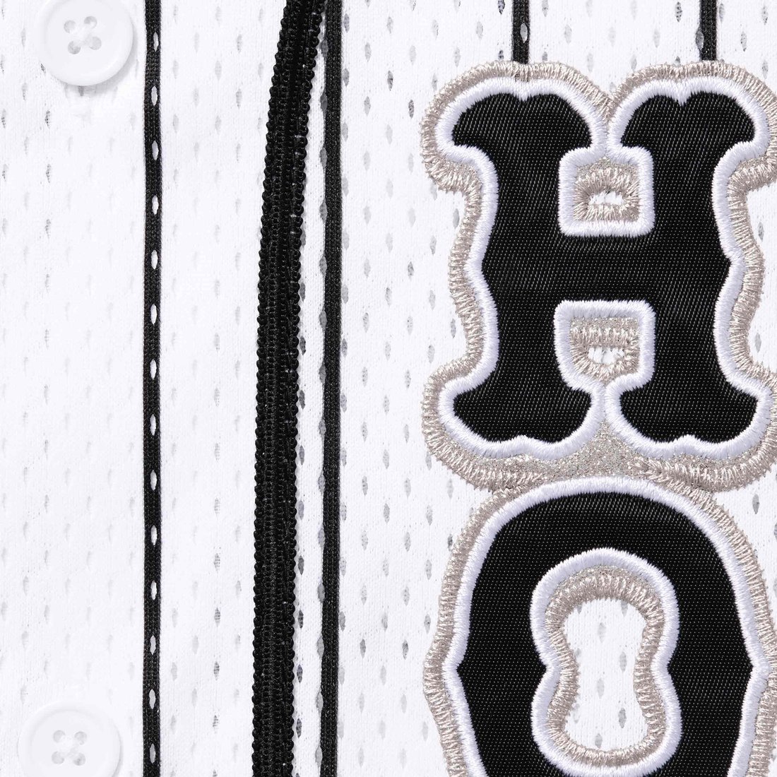 Supreme Supreme Homerun Baseball Jersey (SS25) - Stripe - $148