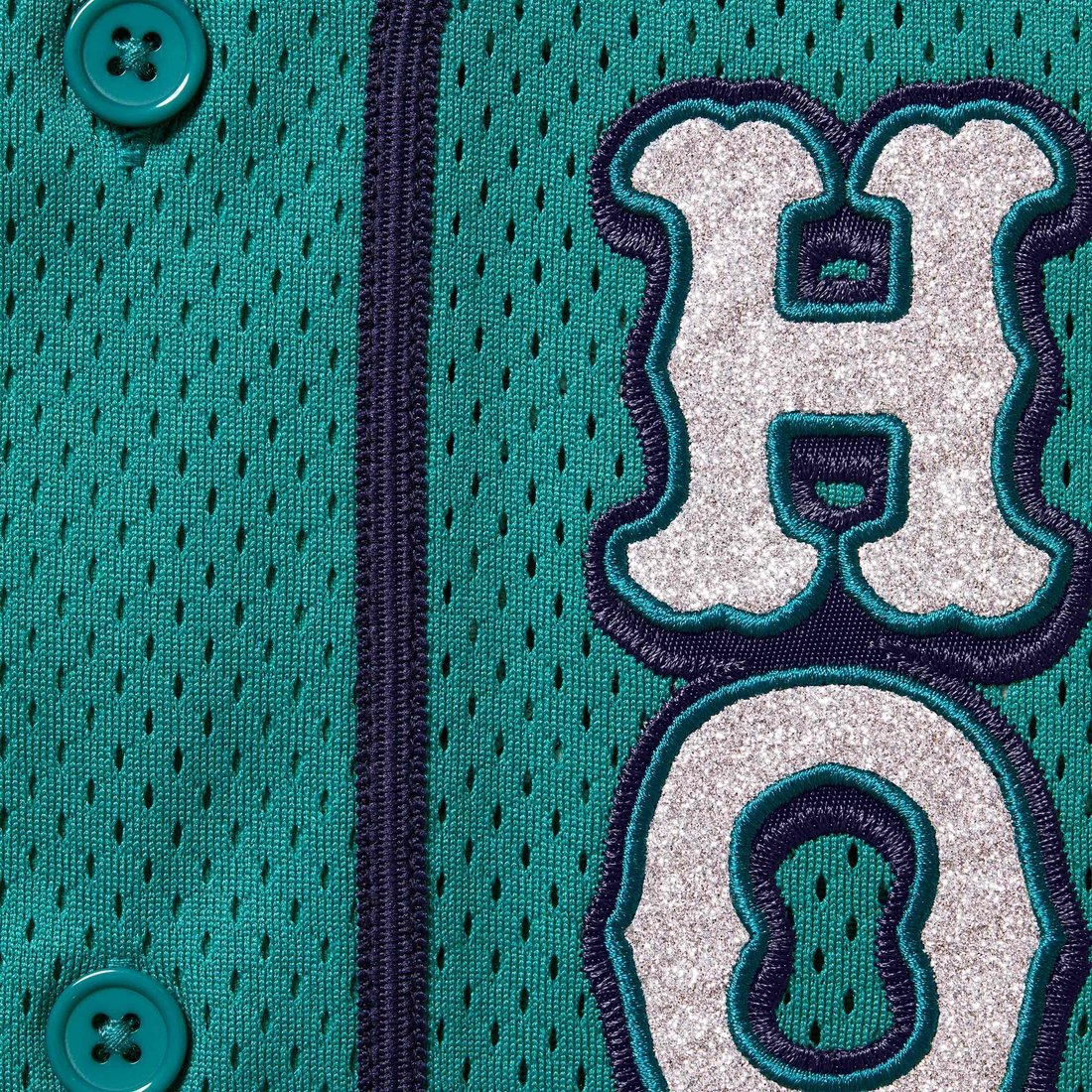 Supreme Supreme Homerun Baseball Jersey (SS25) - Teal - $148