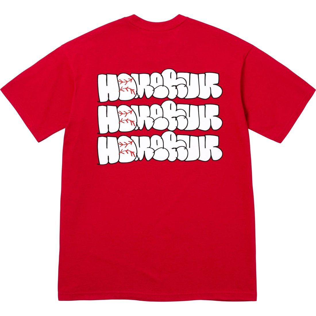 Supreme Supreme Homerun Tee (SS25) - Red - $48