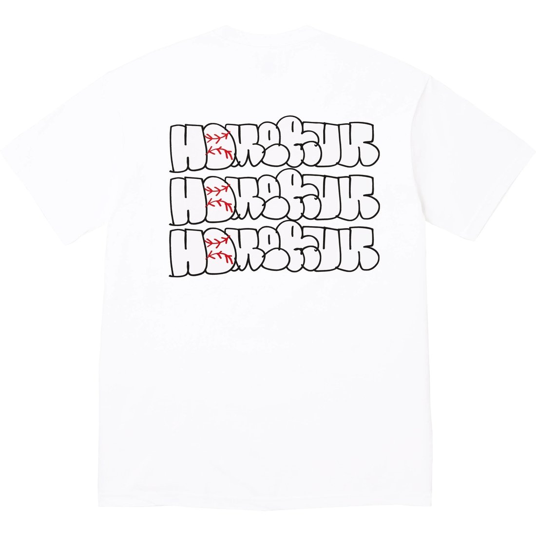 Supreme Supreme Homerun Tee (SS25) - White - $48