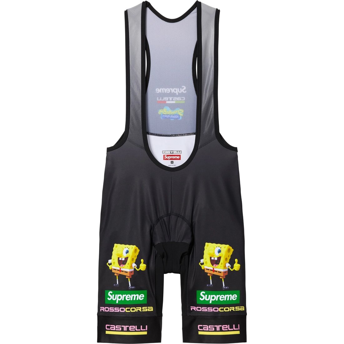 Supreme Supreme SpongeBob SquarePants Castelli Cycling Bib (SS25) - Black - $198