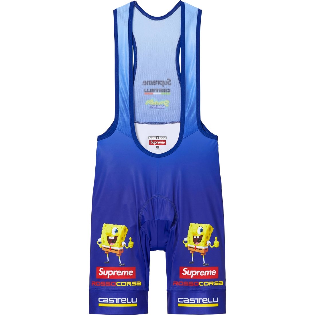 Supreme Supreme SpongeBob SquarePants Castelli Cycling Bib (SS25) - Blue - $198