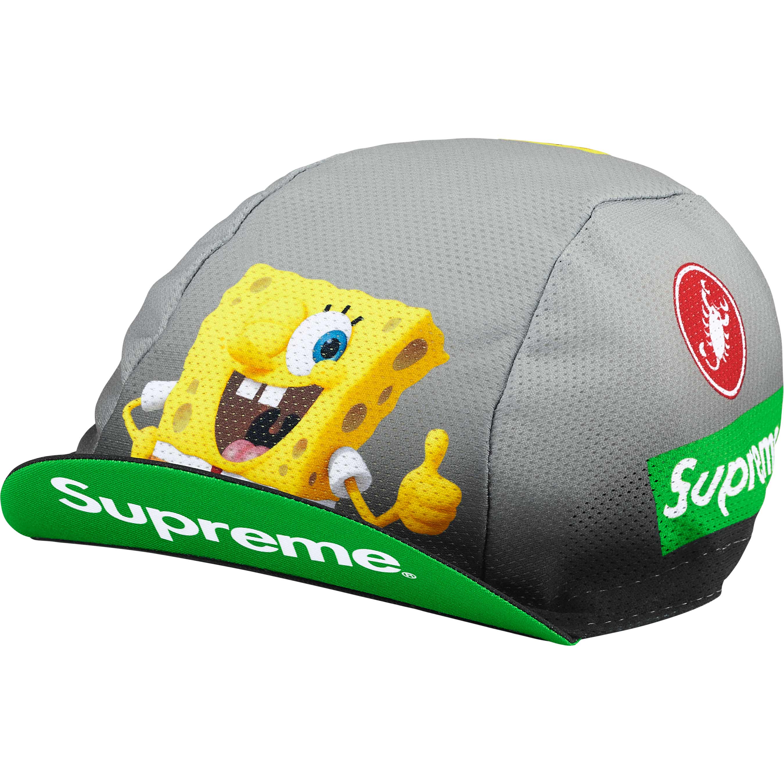Supreme SpongeBob SquarePants Castelli Cycling Cap (SS25) - $38