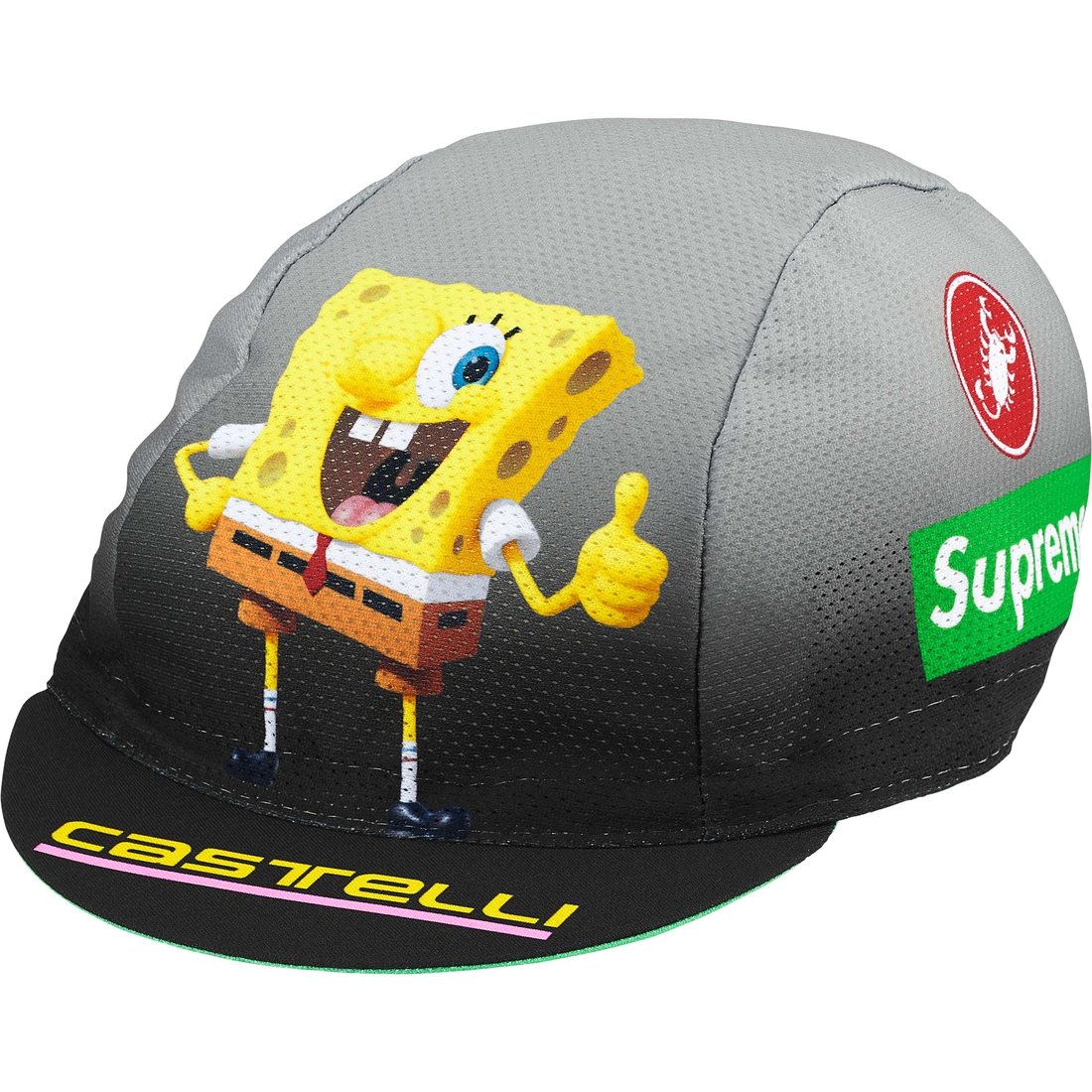 Supreme Supreme SpongeBob SquarePants Castelli Cycling Cap (SS25) - Black - $38