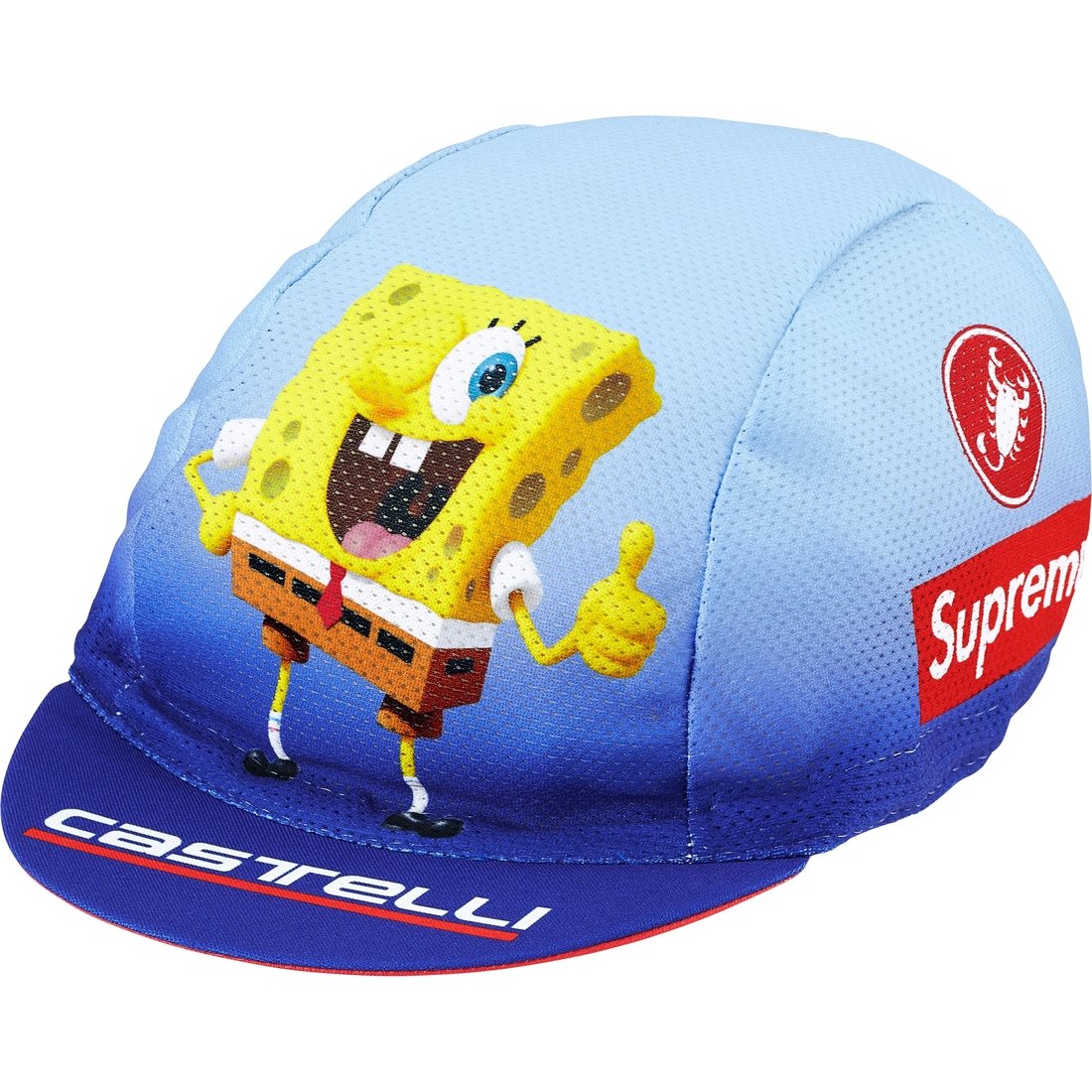 Supreme Supreme SpongeBob SquarePants Castelli Cycling Cap (SS25) - Blue - $38