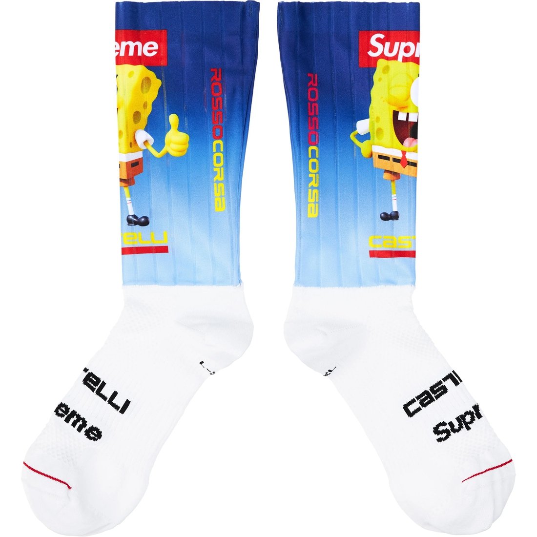 Supreme Supreme SpongeBob SquarePants Castelli Cycling Sock (1 Pack) (SS25) - Blue - $54