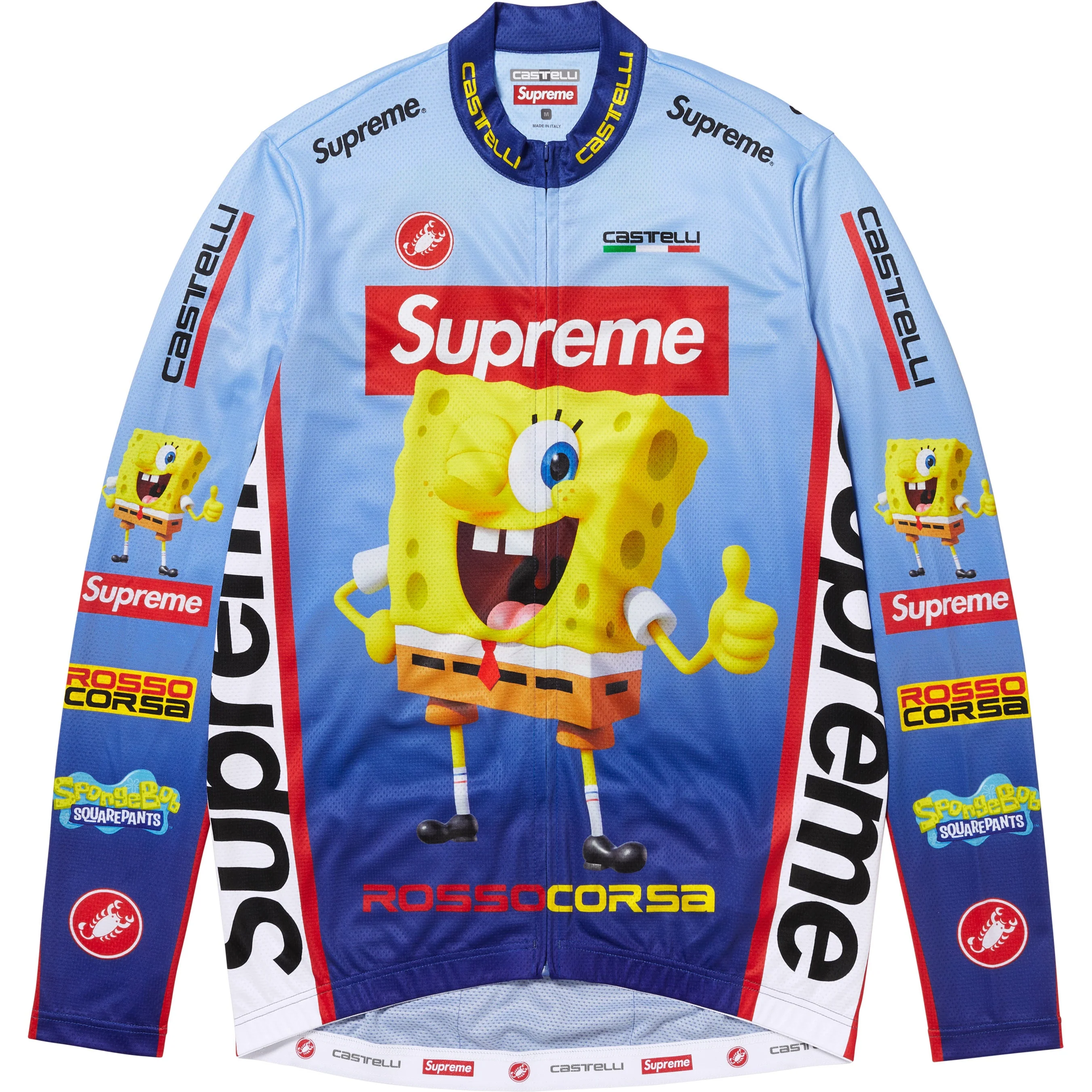 Supreme SpongeBob SquarePants Castelli L S Cycling Jersey