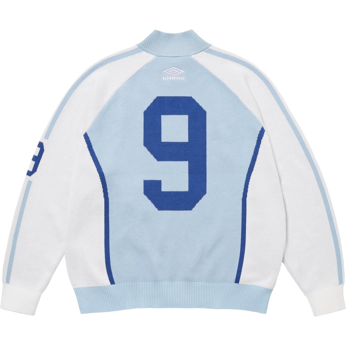 Supreme Supreme Umbro Zip Up Sweater (SS25) - Light Blue - $228