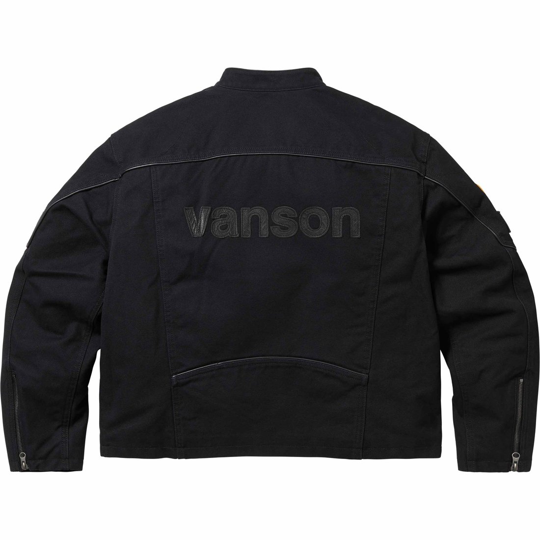 Supreme Supreme Vanson Leathers Cordura Cotton Jacket (SS25) - Black - $568