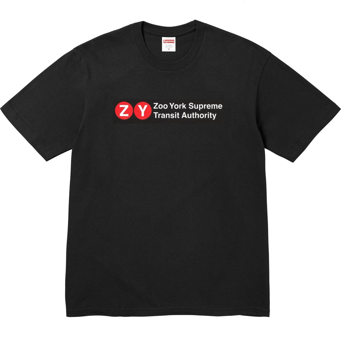 Supreme Supreme Zoo York Transit Tee (SS25) - Black - $44