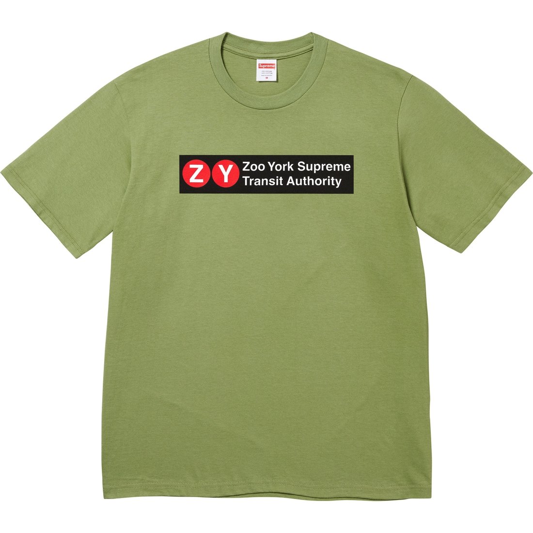 Supreme Supreme Zoo York Transit Tee (SS25) - Moss - $44