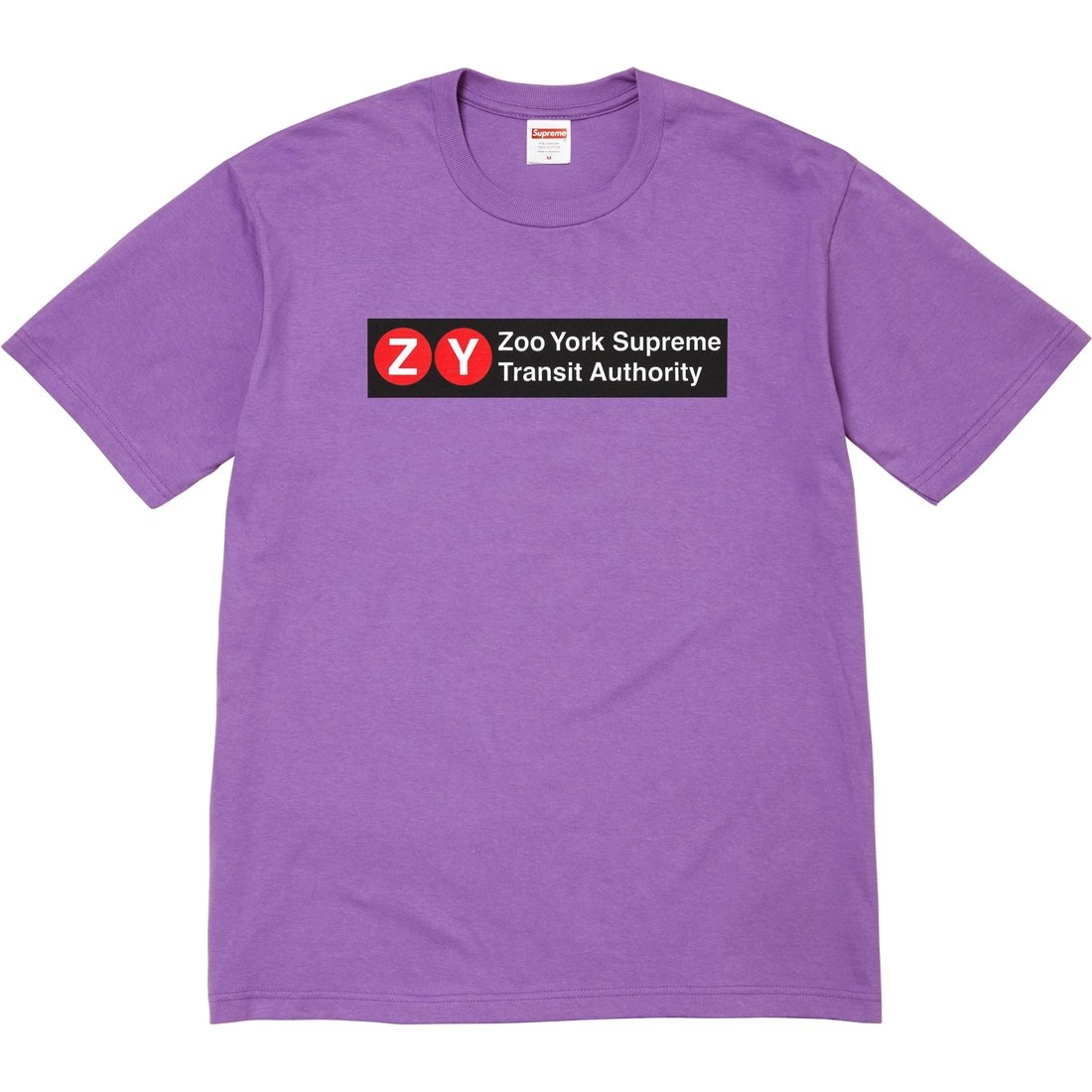 Supreme Supreme Zoo York Transit Tee (SS25) - Purple - $44