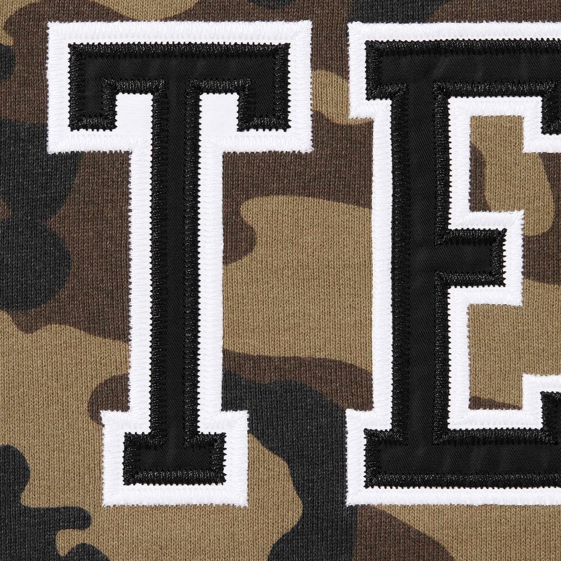 Supreme Team 94 Hooded Sweatshirt (SS25) - Woodland Camo - $158
