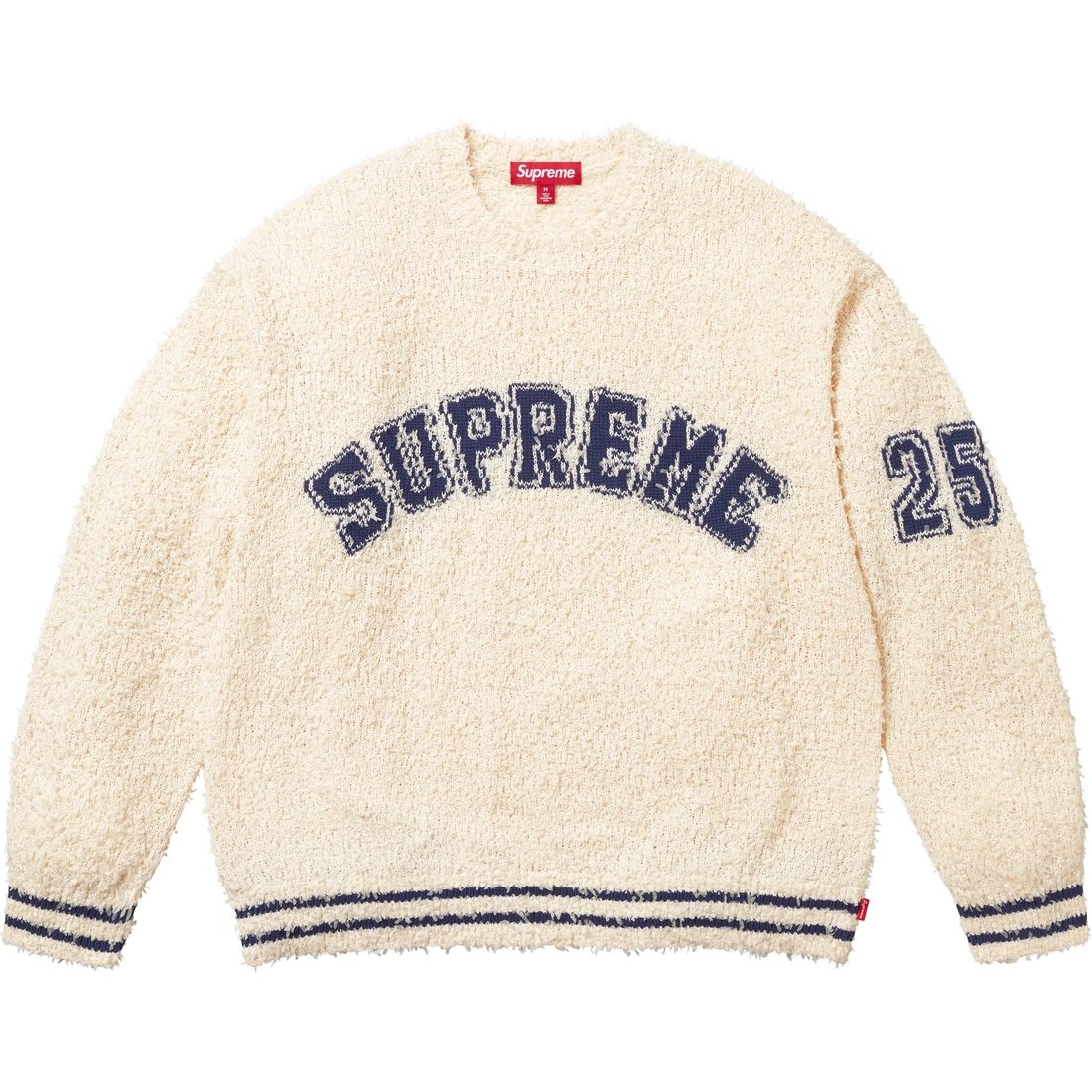 Supreme Textured Arc Sweater (SS25) - Cream - $168