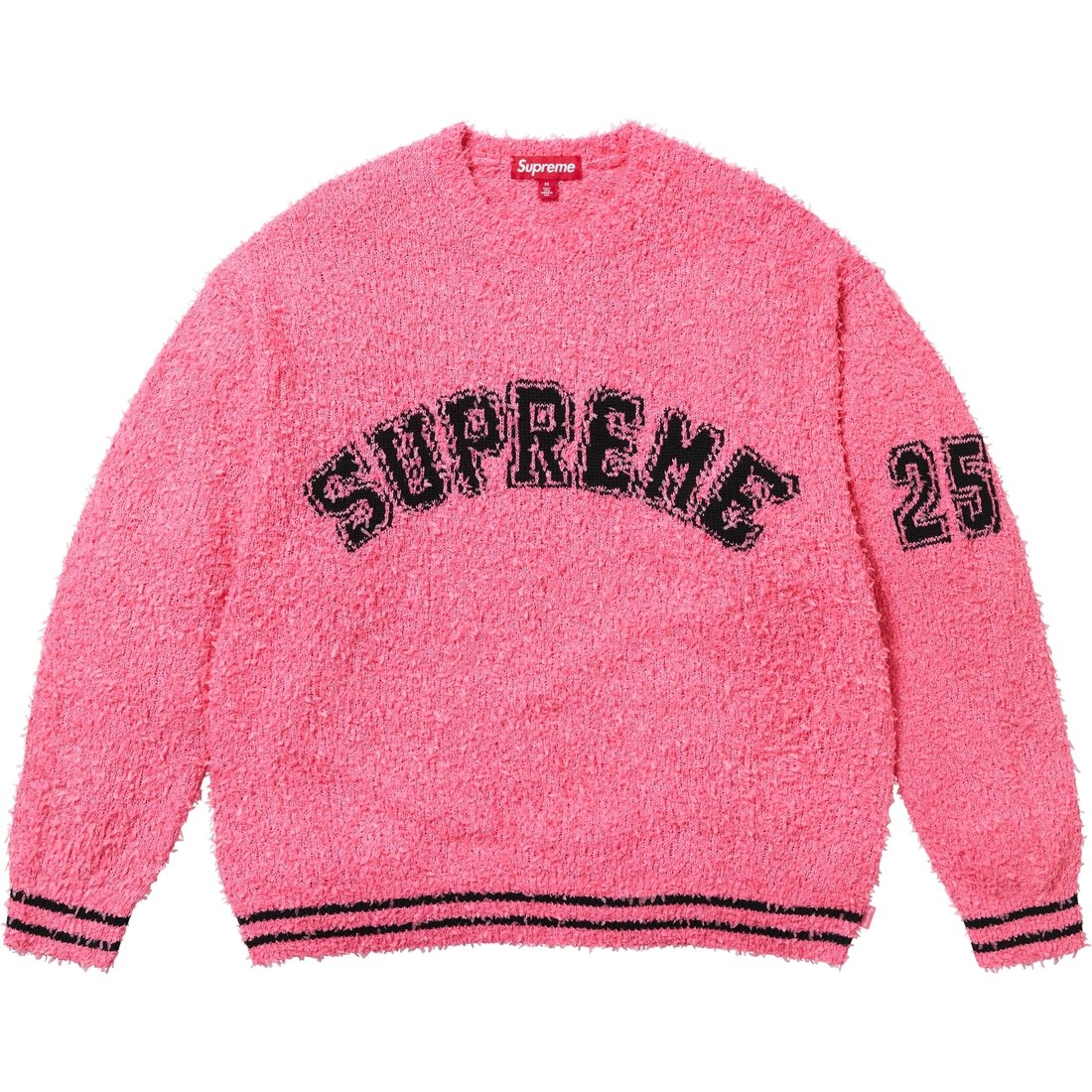 Supreme Textured Arc Sweater (SS25) - Pink - $168