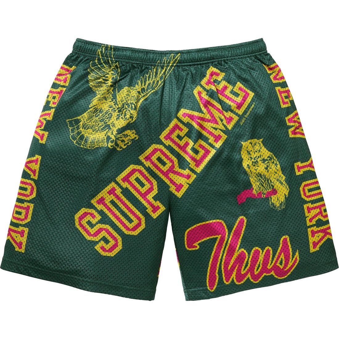 Supreme Varsity Mesh Short (SS25) - Dark Green - $110