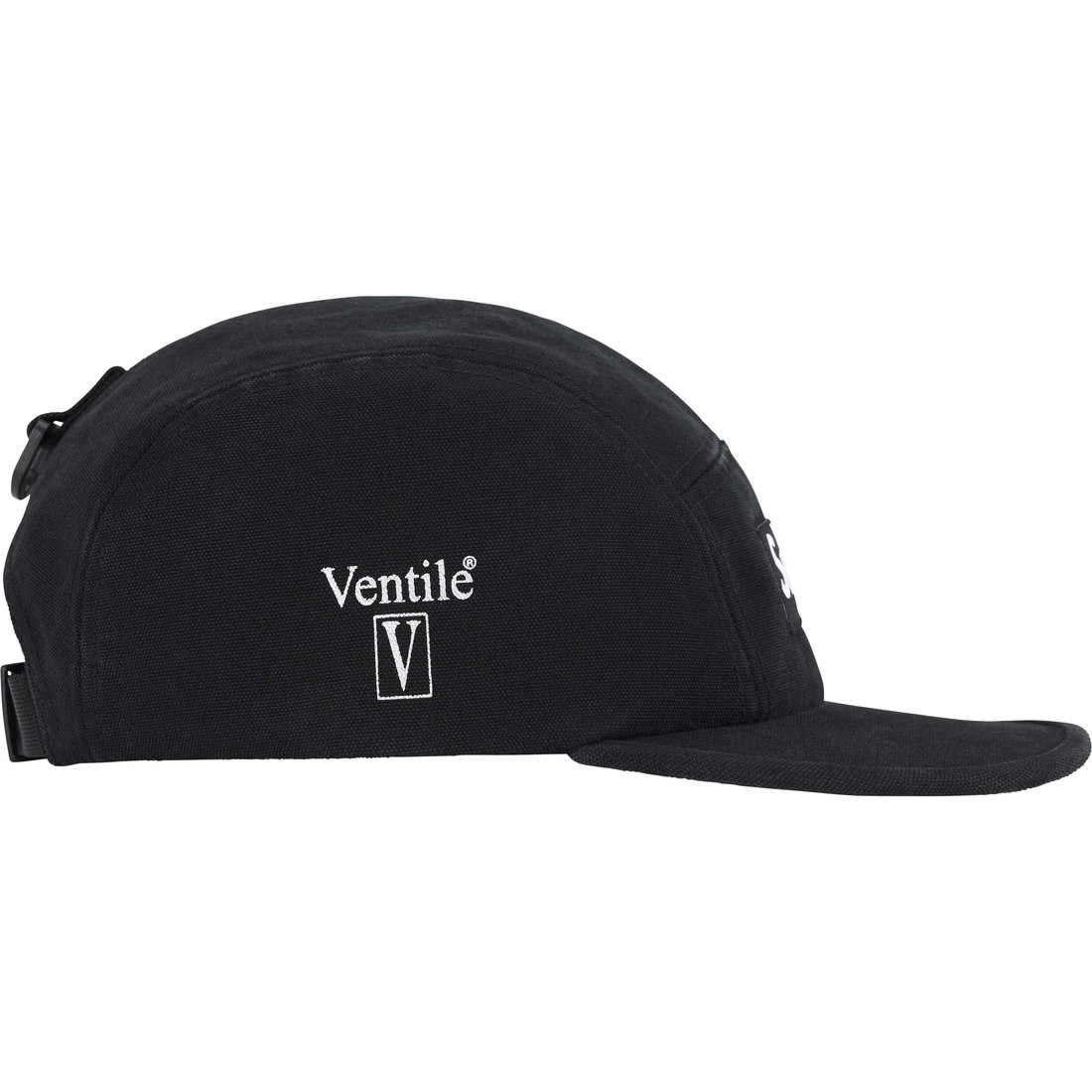 Supreme Ventile Camp Cap (SS25) - Black - $54