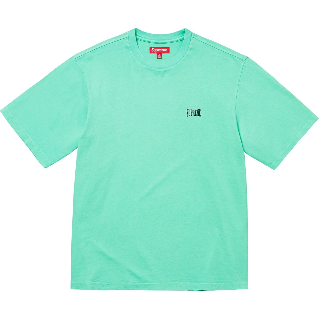Supreme Warm Up Washed S S Top (SS25) - Aqua - $54