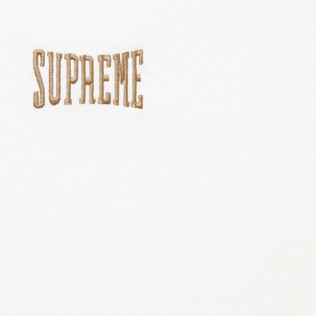Supreme Warm Up Washed S S Top (SS25) - White - $54