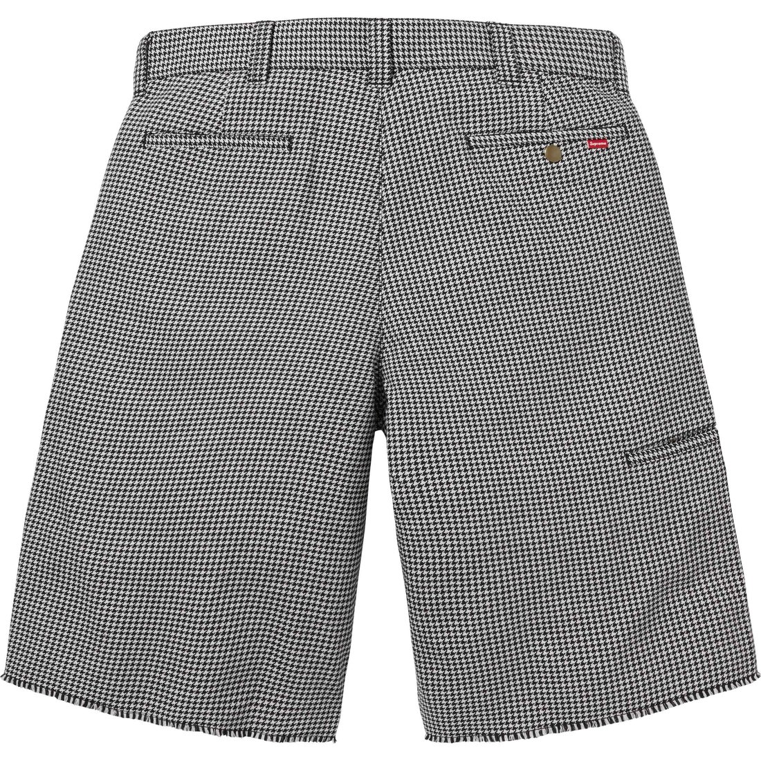 Supreme Work Short (SS25) - White Houndstooth - $118