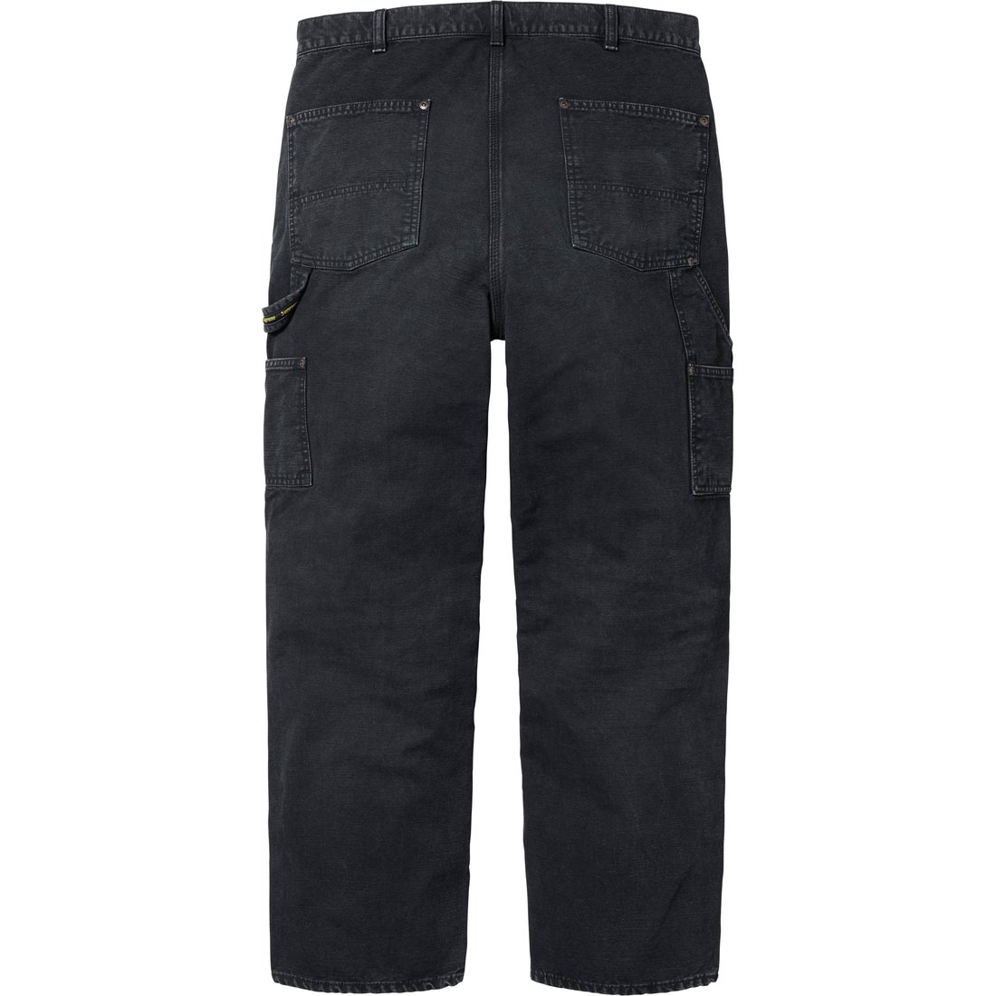 Supreme Worn Double Knee Painter Pant (SS25) - Black - $318