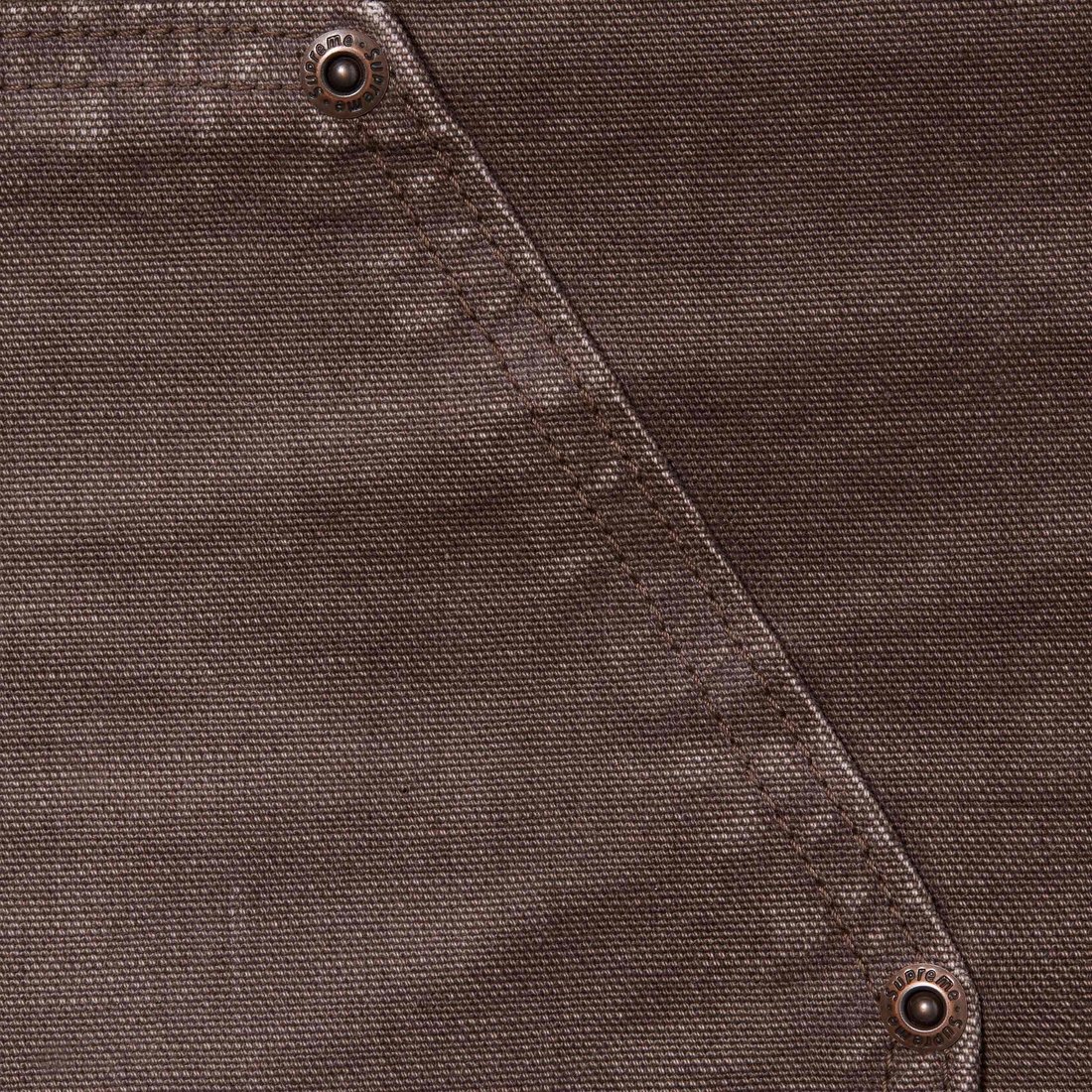 Supreme Worn Double Knee Painter Pant (SS25) - Brown - $318