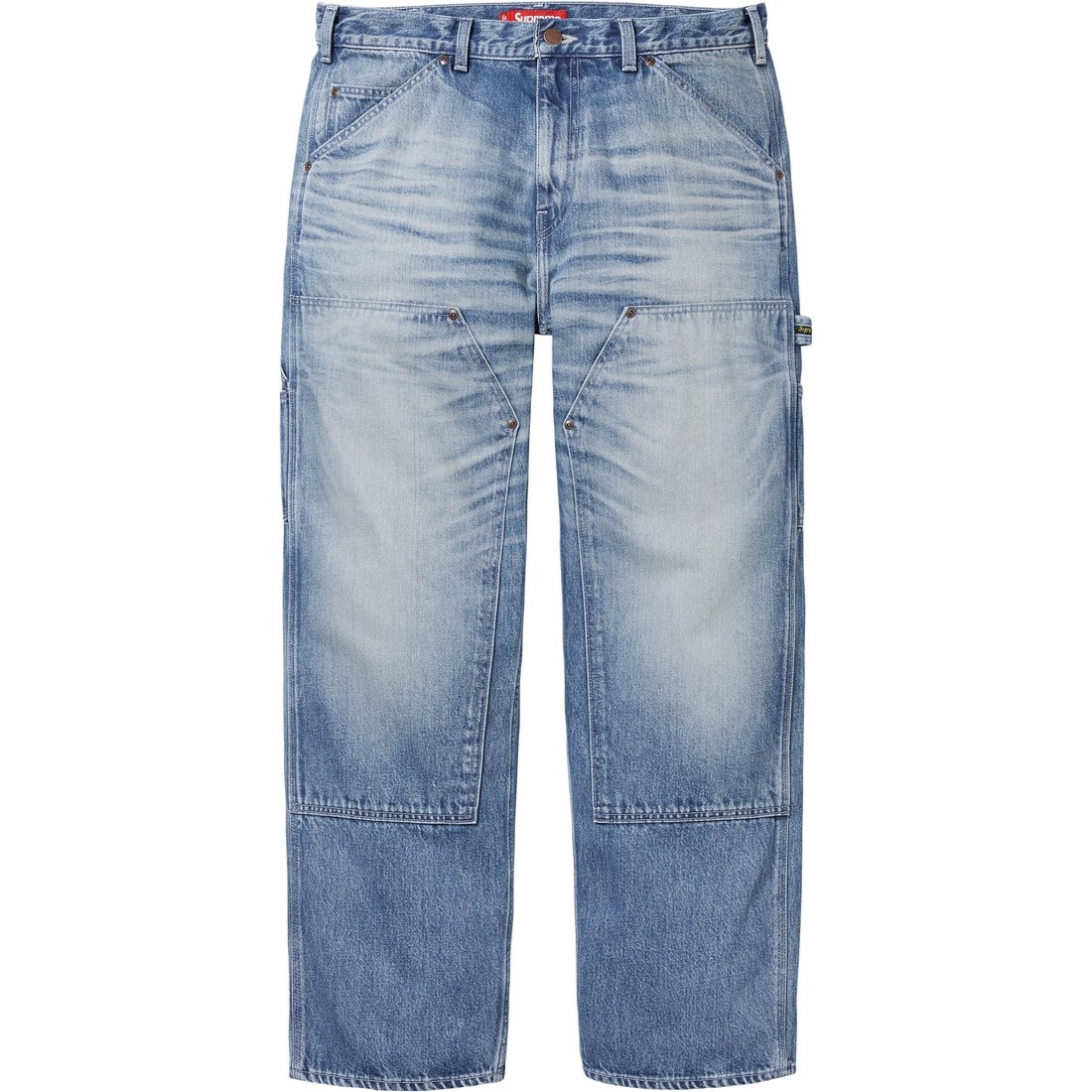Supreme Worn Double Knee Painter Pant (SS25) - Denim - $318