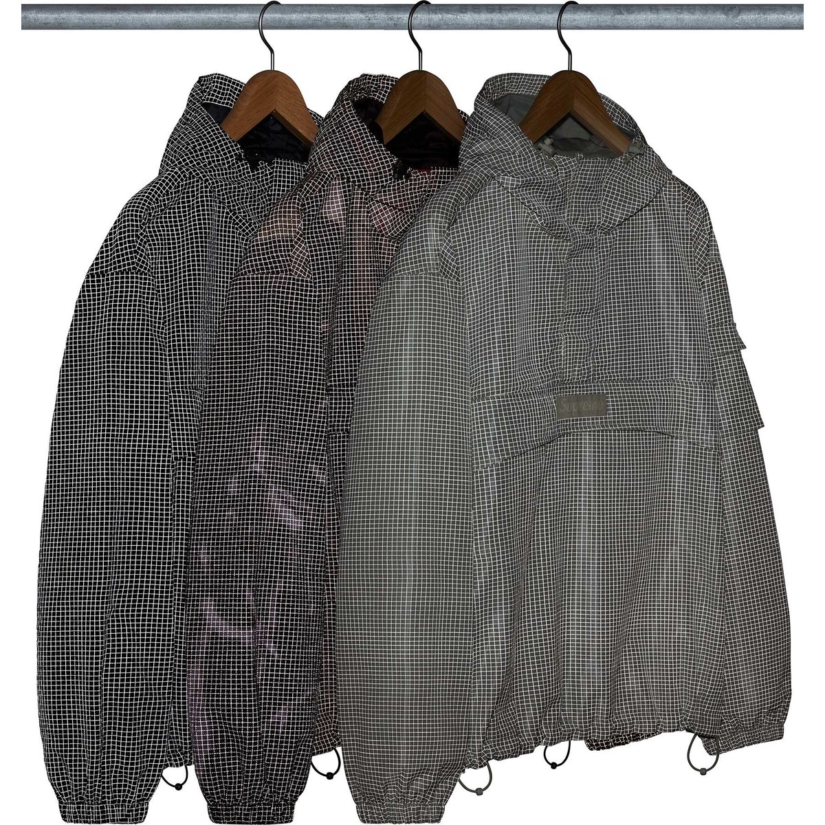 Supreme Reflective Ripstop Anorak (SS25) - Group Shots - $198