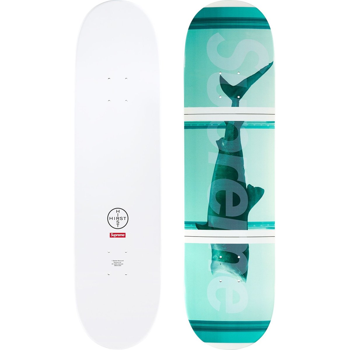 Supreme Supreme Damien Hirst Shark Skateboard released during spring summer 25 season