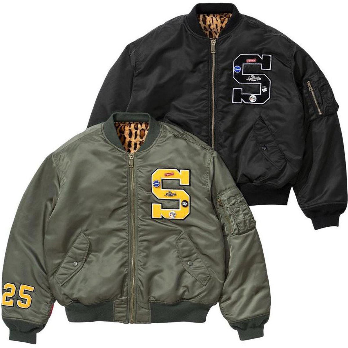 Supreme Supreme GOODENOUGH Reversible MA-1 released during spring summer 25 season