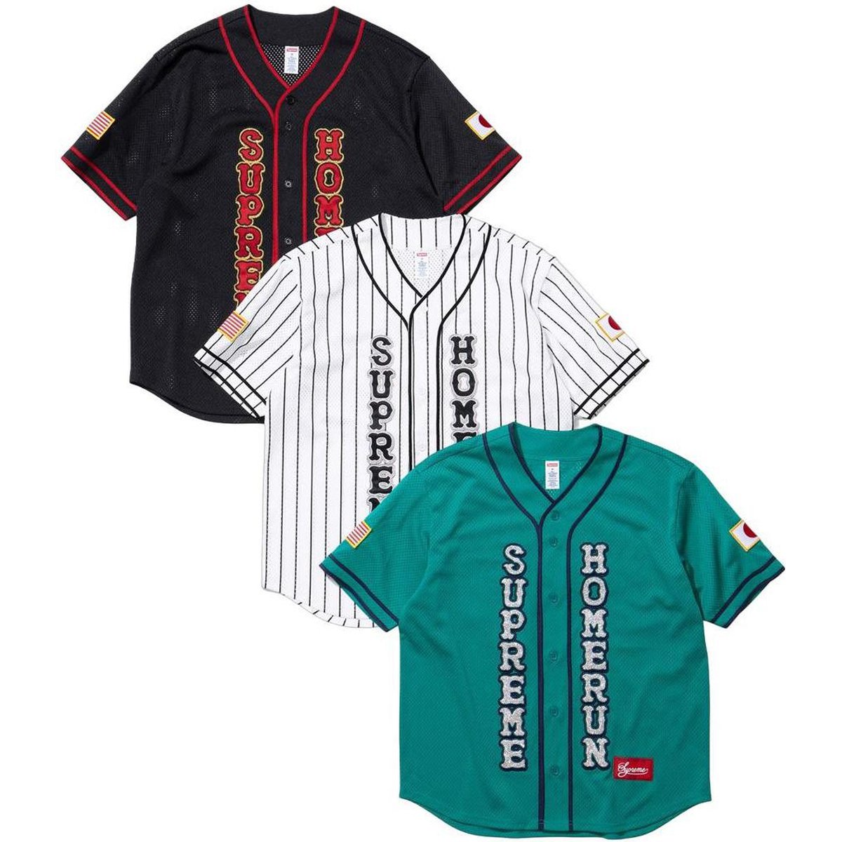 Supreme Supreme Homerun Baseball Jersey releasing on Week 12 for spring summer 2025