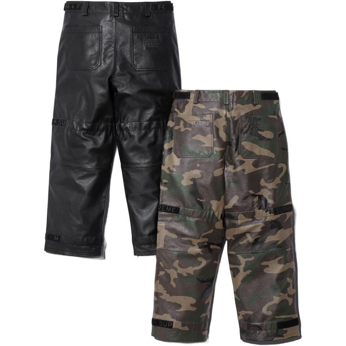 Supreme Supreme Marithé + François Girbaud Shuttle Tape Leather Cargo Pant (SS25) - $548