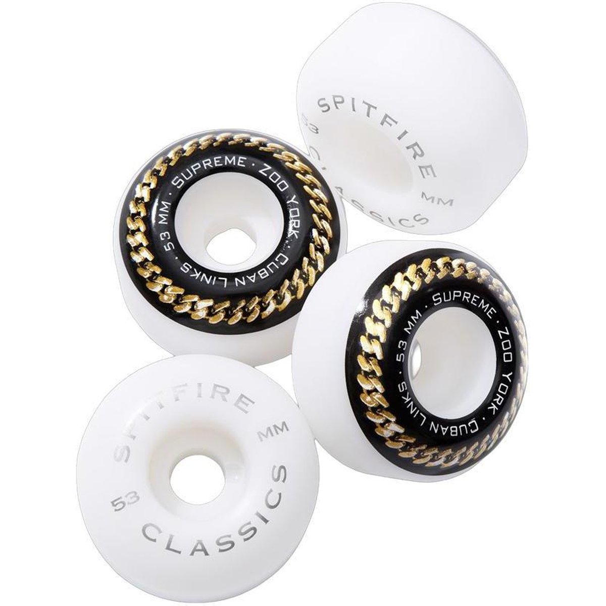 Supreme Supreme Zoo York Spitfire Cuban Links Classic Wheels (Set of 4) releasing on Week 17 for spring summer 2025